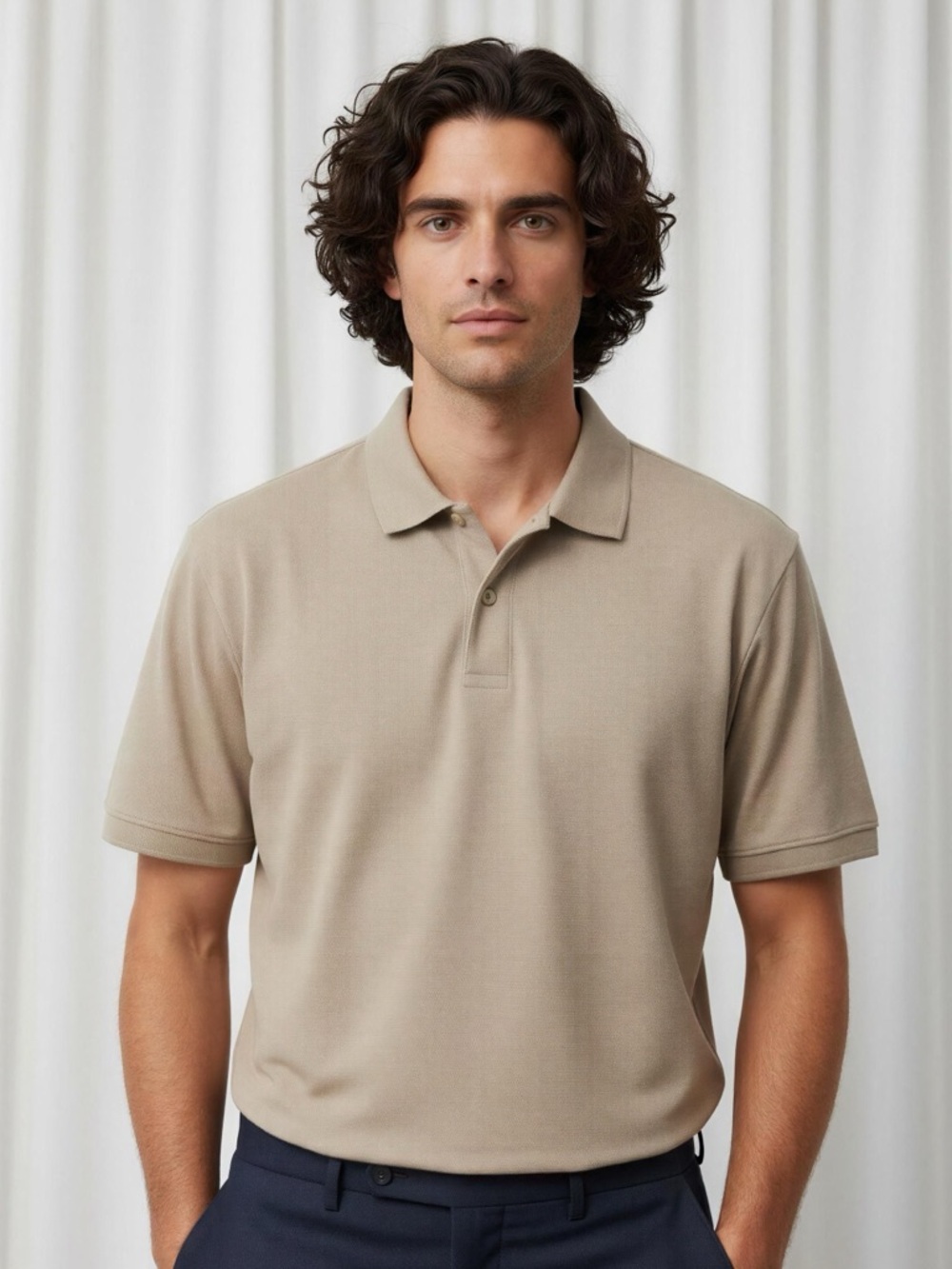 Liz Claiborne Crazy Horse Short Sleeve Polo